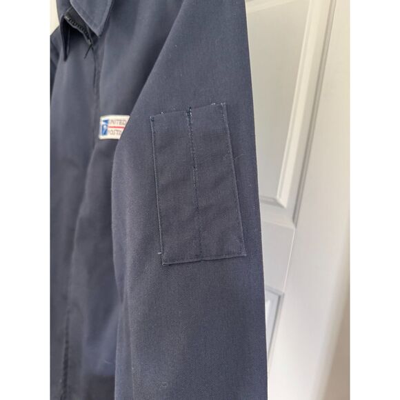 USPS United States Postal Service Jacket, Men's Size 40T Navy Blue - Vintage - Picture 3 of 4